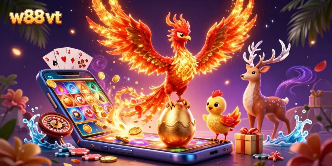 Trải nghiệm cá cược tại W88 VT với trò chơi và kết quả hấp dẫn.