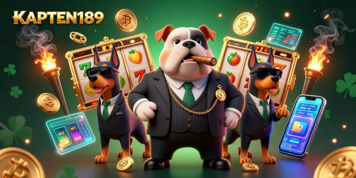 KAPTEN189 menawarkan pengalaman slot online penuh warna dengan karakter lucu dan simbol jackpot.