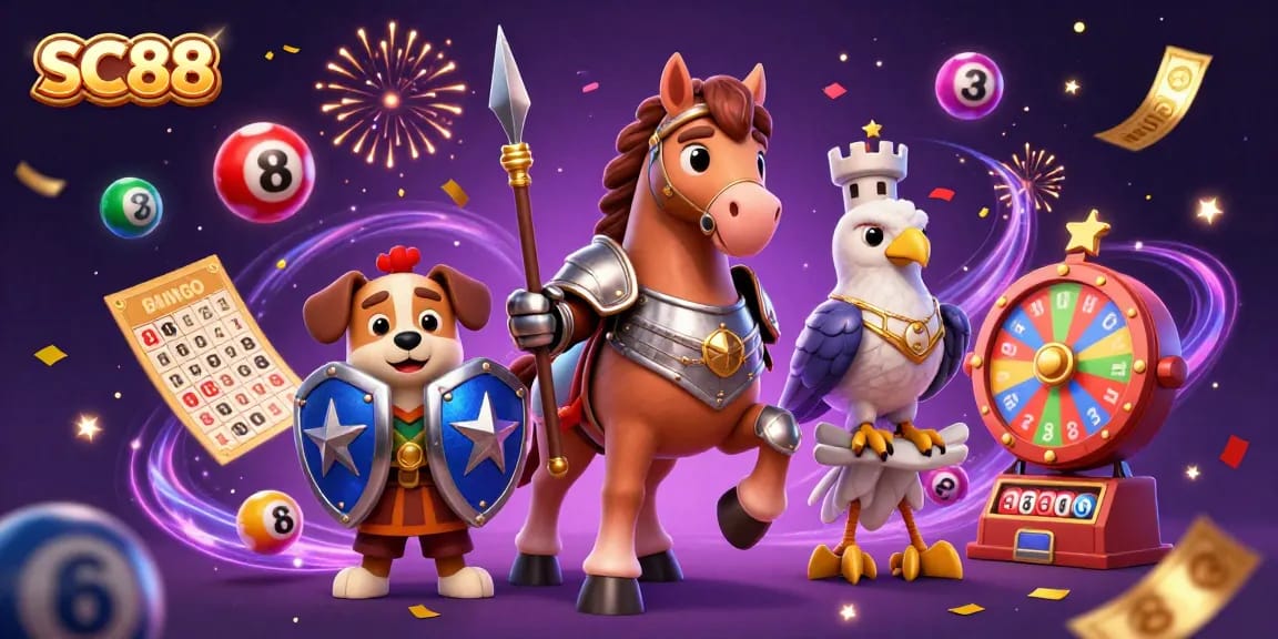 Experience winning thrills at SC88 with colorful jackpot elements and dynamic casino gameplay.