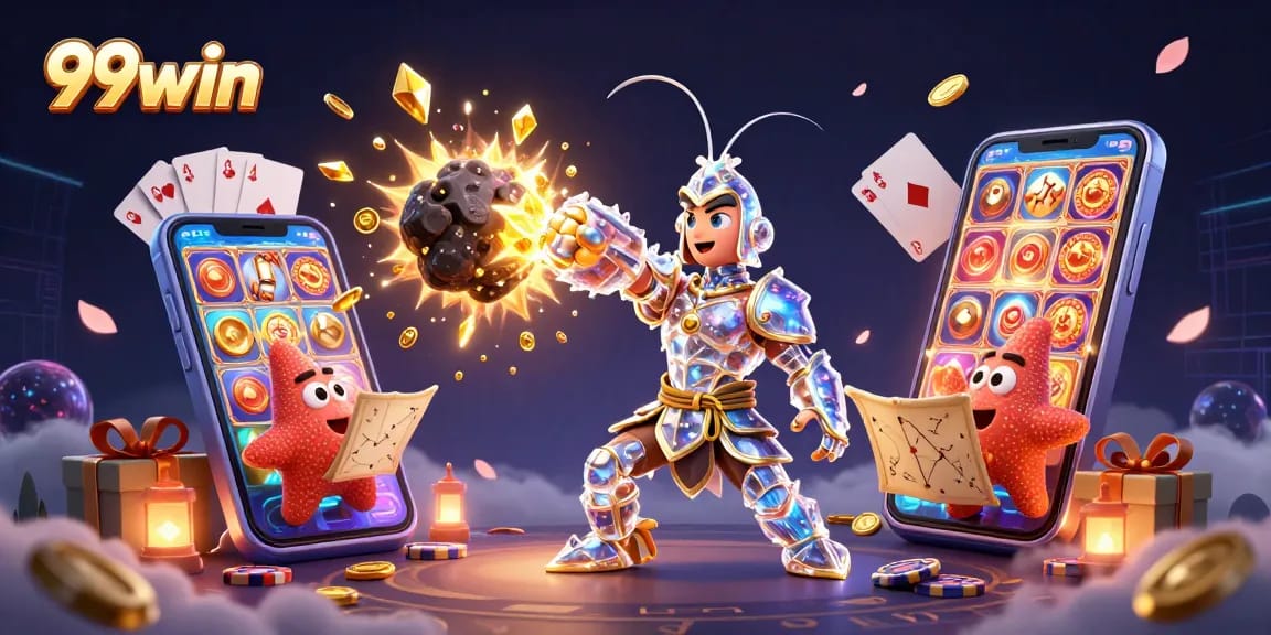Experience the excitement of 99win! Discover a vibrant casino universe featuring dynamic characters and games.