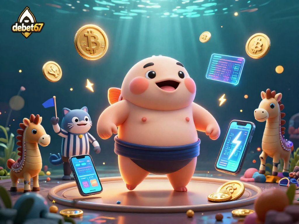 Engage in thrilling gameplay at debet67 with colorful underwater casino action featuring unique characters.