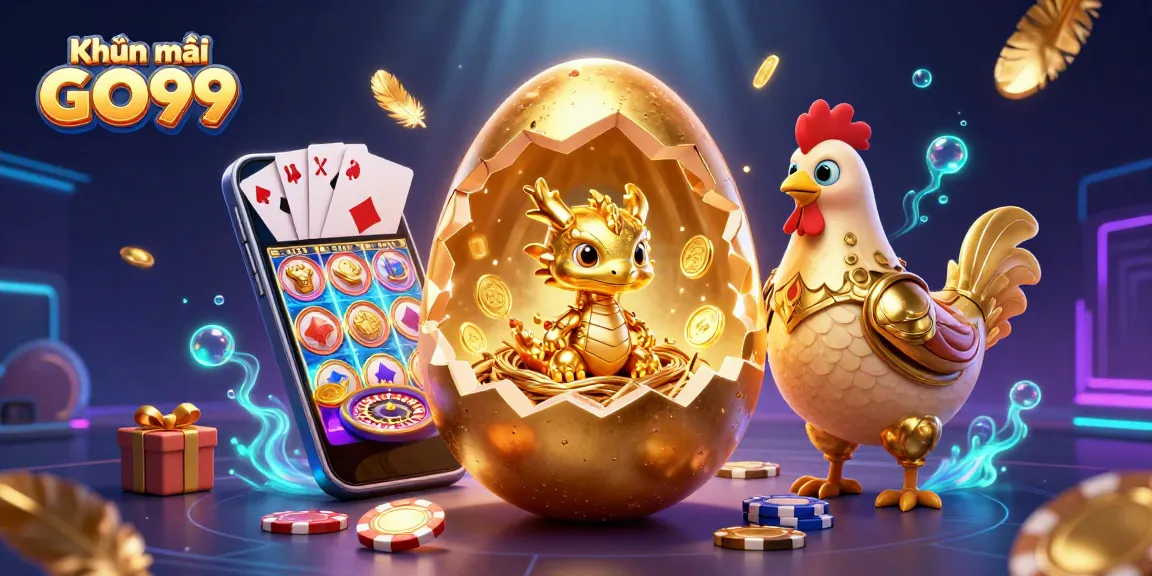 Join the excitement with Khuyến mãi GO99 and the stunning golden dragon revealing a treasure of rewards.