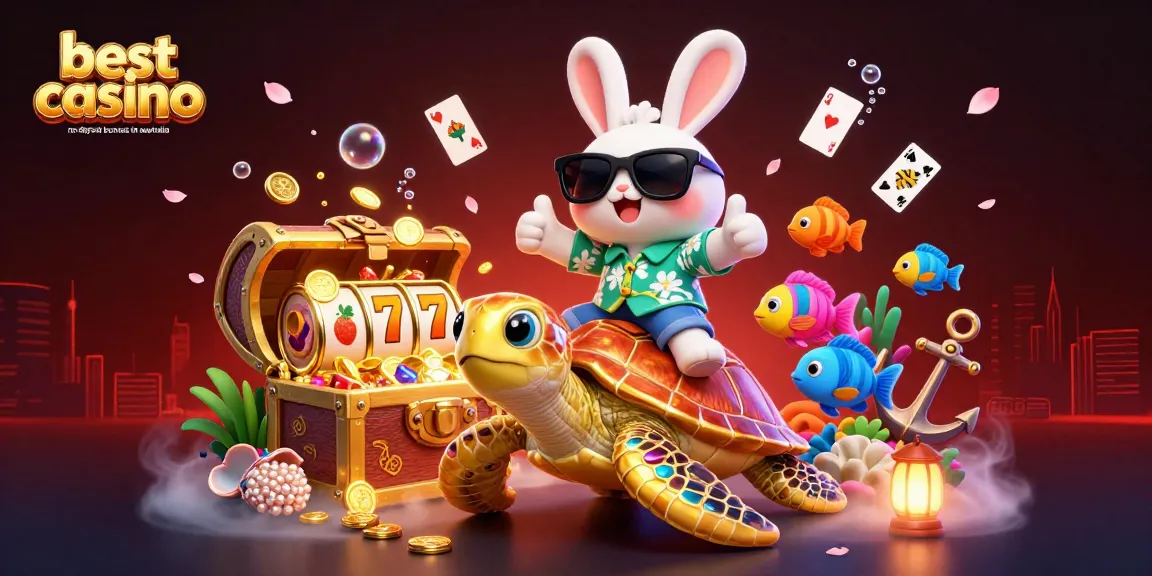 Engage with the best casino no deposit bonuses in australia featured in a vibrant 3D illustration.