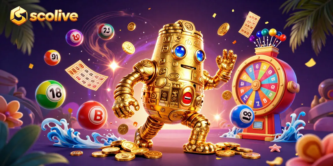 Socolive brings excitement to the gambling scene with golden golems and vibrant lottery elements.